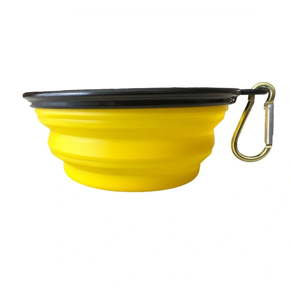 Collapsible 3 Pack Pet Bowl Small Multicolored to choose from